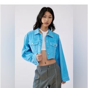 BDG Bright Blue Corduroy Jean Jacket